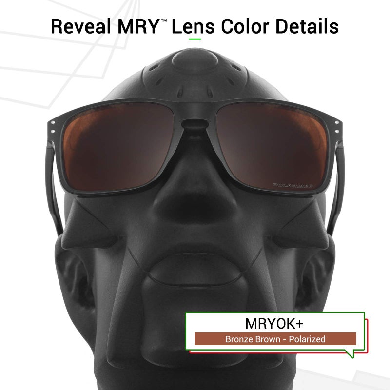 Mryok+ Polarized Replacement Lenses for Oakley Holbrook OO9102 - Bronze Brown - Image 3
